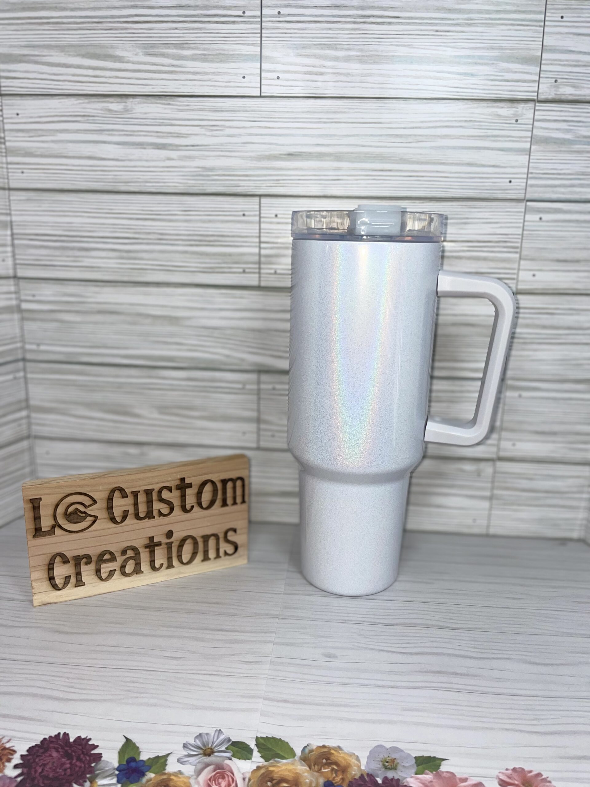 40oz holo cup with handle